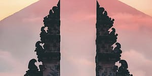 Photo of Person Standing on a Famous Temple